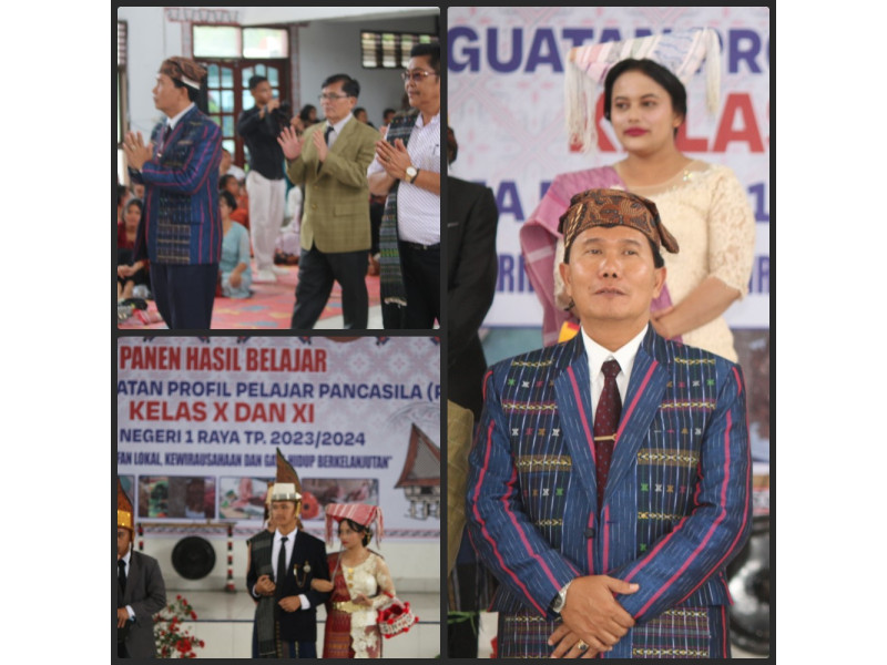 Puncak Panen Karya Projek Penguatan Profil Pelajar Pancasila (P5) SMAN 1 RAYA 